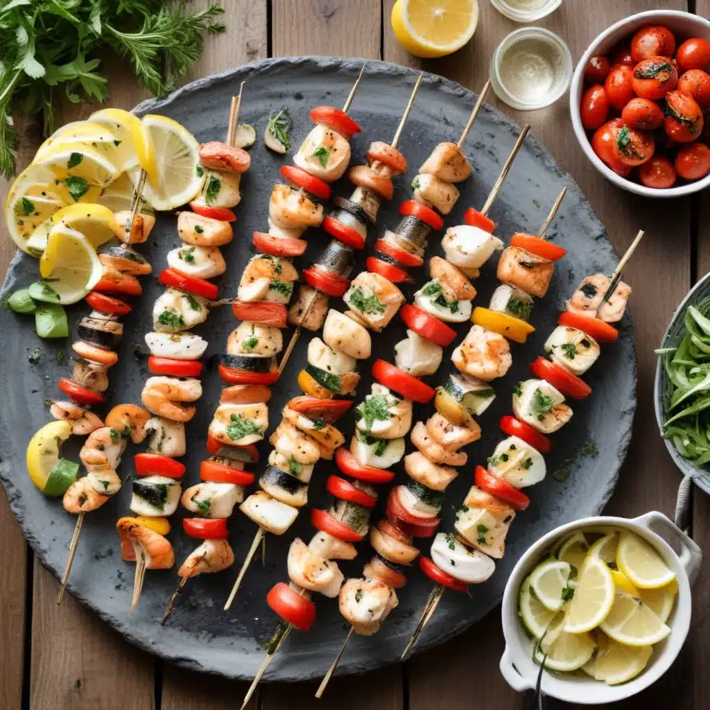 Seafood Skewers and Kabobs: Grilled Seafood for Outdoor Entertaining