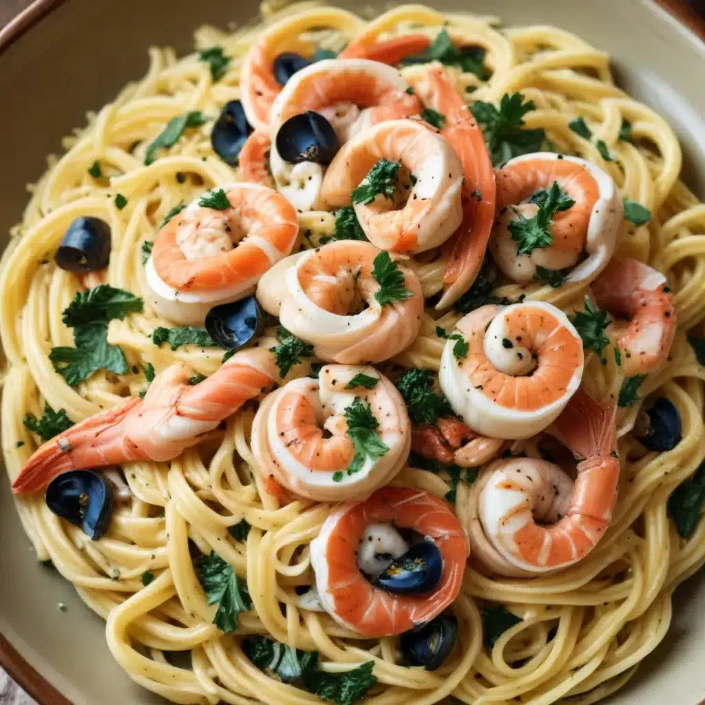 Seafood Spirals: Incorporating Seafood into Pasta Dishes with Global Flair