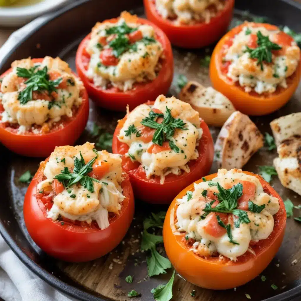 Seafood Stuffed Tomatoes: Colorful and Flavorful Bite-Sized Bites