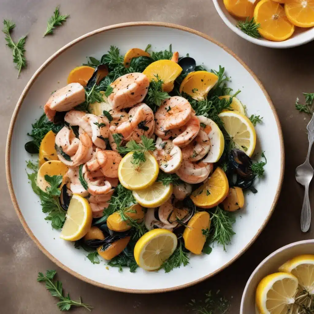 Seafood Zest and Zing: Brightening Seafood Dishes with Citrus and Herbs
